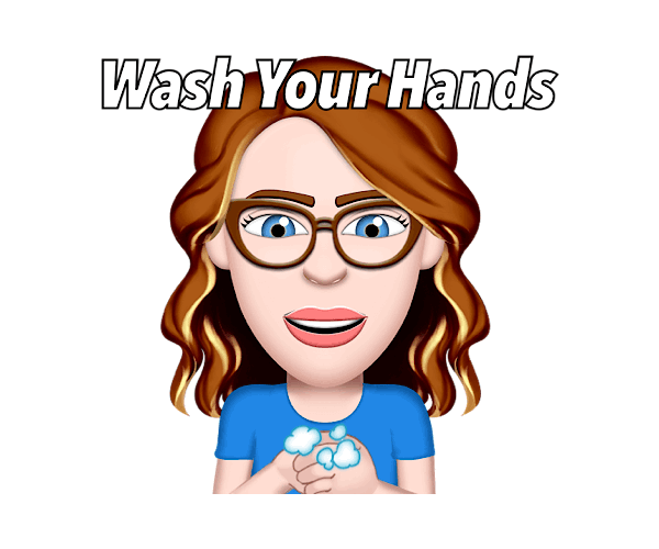 Girl Wash Your Hands! Covid 19!